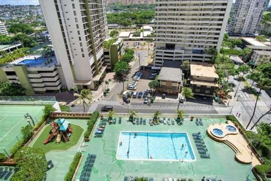 Beautifully Renovated 32Nd Floor Deluxe Ocean View Waikiki Condo Condo Honolulu Eksteriør billede
