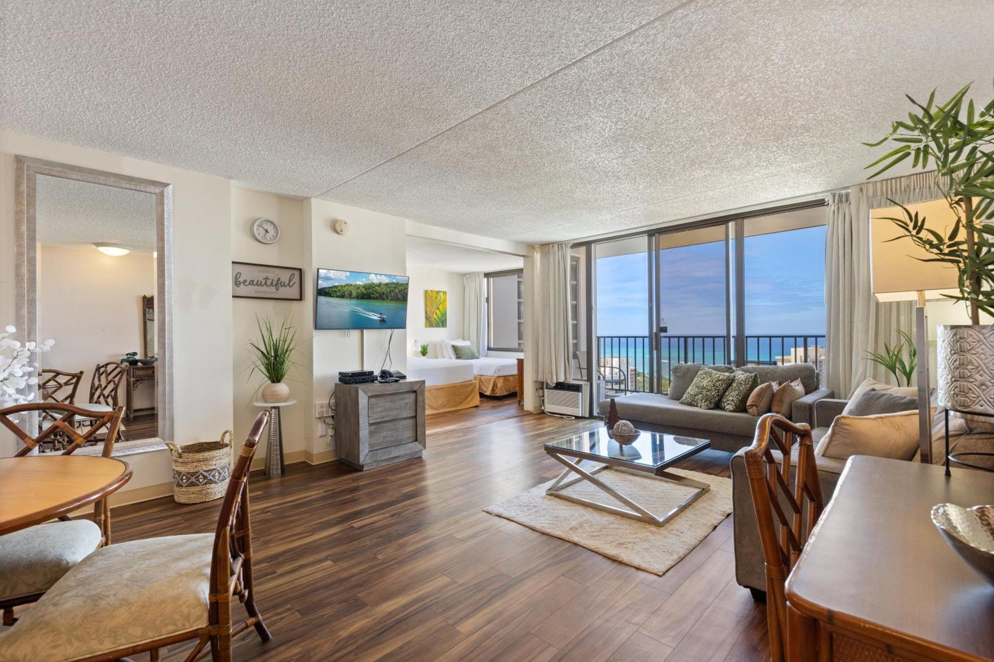 Beautifully Renovated 32Nd Floor Deluxe Ocean View Waikiki Condo Condo Honolulu Eksteriør billede